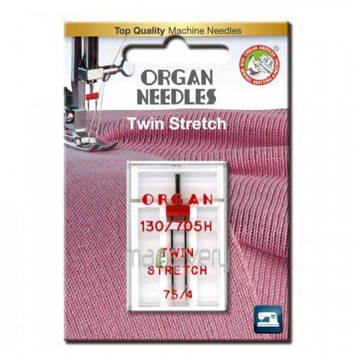 Organ Tvilling Stretch 4,0mm 75, 1-pack